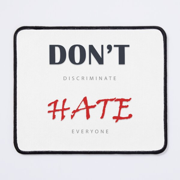 Item preview, Don't discriminate funny quote as illustrated text designed and sold by expresivedesign.