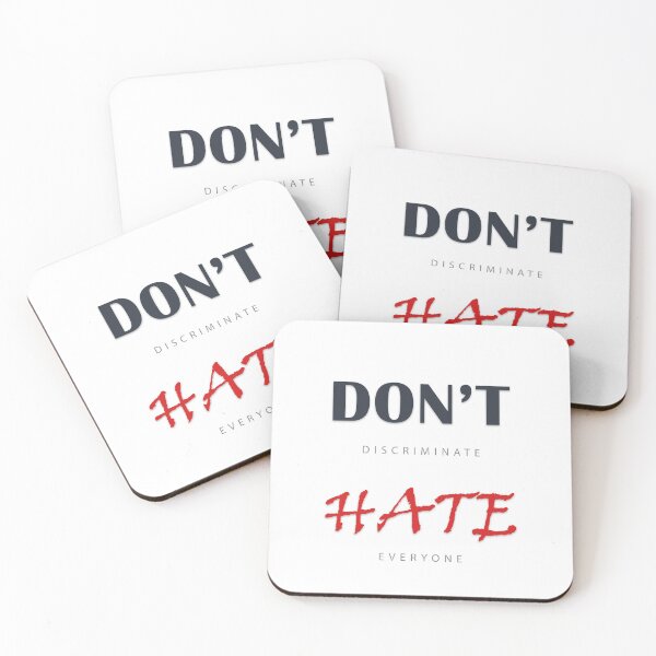 Item preview, Don't discriminate funny quote as illustrated text designed and sold by expresivedesign.