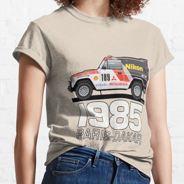 Three Diamond Pajero Turbo 1985 Rally Paris Dakar Winner Classic T-Shirt