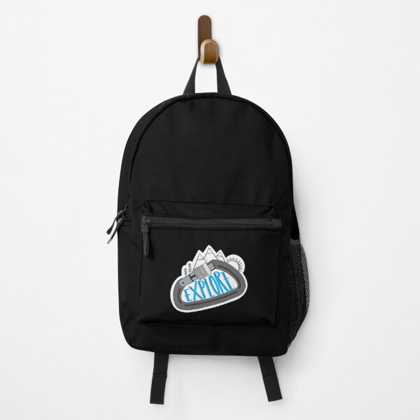 Item preview, Explore Carabiner with Mountains designed and sold by Krauseshop.