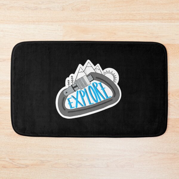 Item preview, Explore Carabiner with Mountains   designed and sold by Krauseshop.