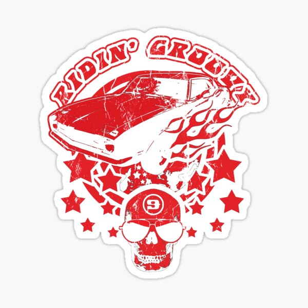 Ridin' Groovy Sticker