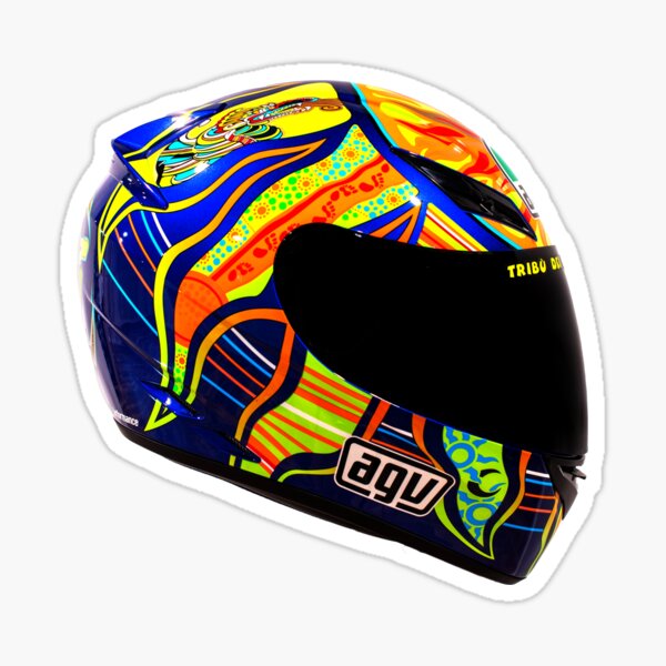 Stickers Stickers, Labels & Tags Valentino Rossi Helmet Sticker Paper ...