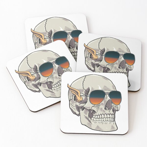 Item preview, Aviator Skull with Gold Wings designed and sold by djbingib.