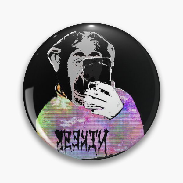 Item preview, Monkey Selfie - colorful monkey - monkey man designed and sold by UnseenCreations.