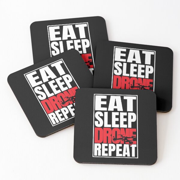 Item preview, Eat Sleep Drone Repeat Quadcopter Gift print designed and sold by theodoros20.
