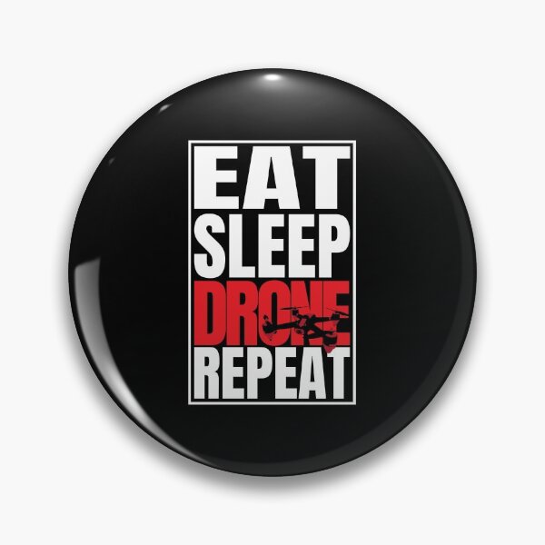 Item preview, Eat Sleep Drone Repeat Quadcopter Gift print designed and sold by theodoros20.