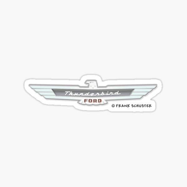 Item preview, Ford Thunderbird Emblem T Bird BLK designed and sold by Frank Schuster.
