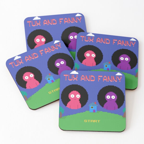 Item preview, Tux and Fanny - Video Game title screen designed and sold by albertbirney.