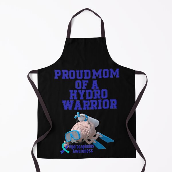 Item preview, Proud mom of a hydrowarrior hydrocephalus- hydrocephalus awareness designed and sold by Designs Of all kinds.