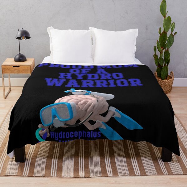 Item preview, Proud mom of a hydrowarrior hydrocephalus- hydrocephalus awareness designed and sold by Designs Of all kinds.