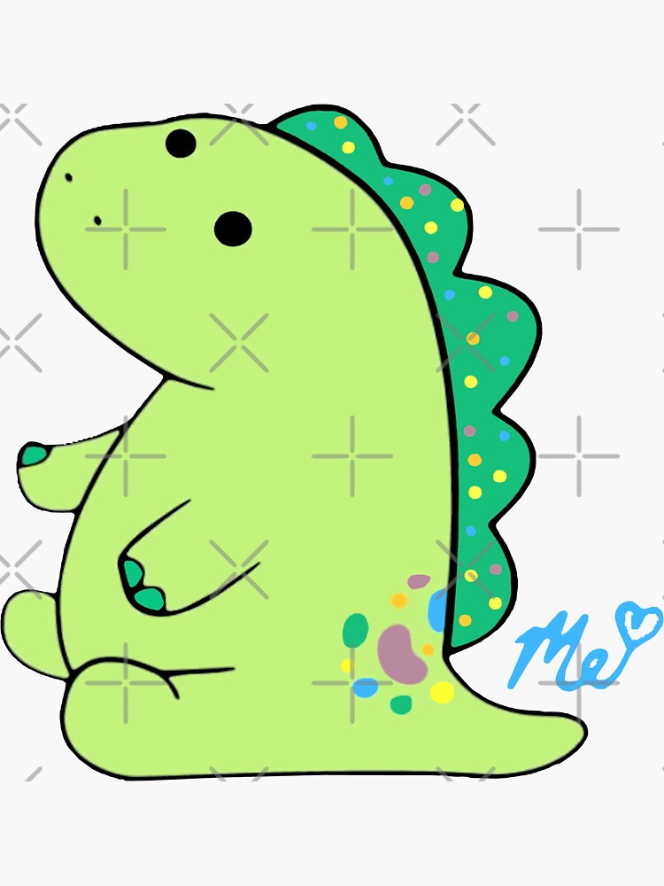 "Moriah Elizabeth Pickle The Dinosaur" Sticker By Kidzo | Redbubble