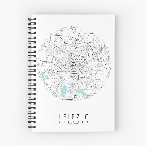 Item preview, Leipzig City Map of Saxony, Germany - Circle designed and sold by deMAP.