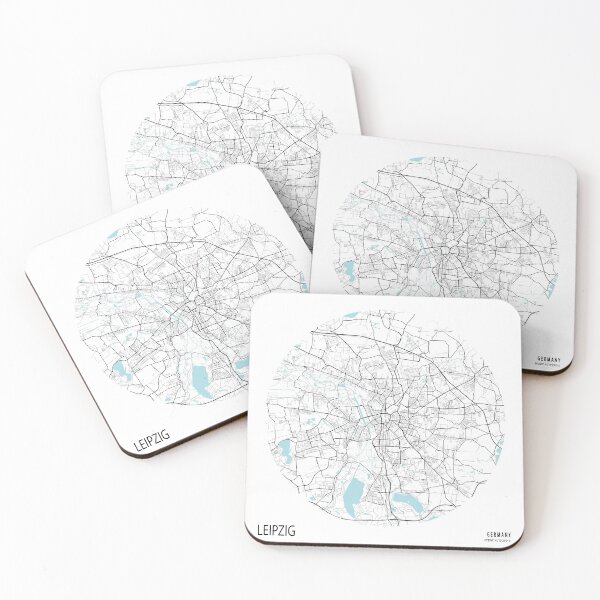 Item preview, Leipzig City Map of Saxony, Germany - Circle designed and sold by deMAP.