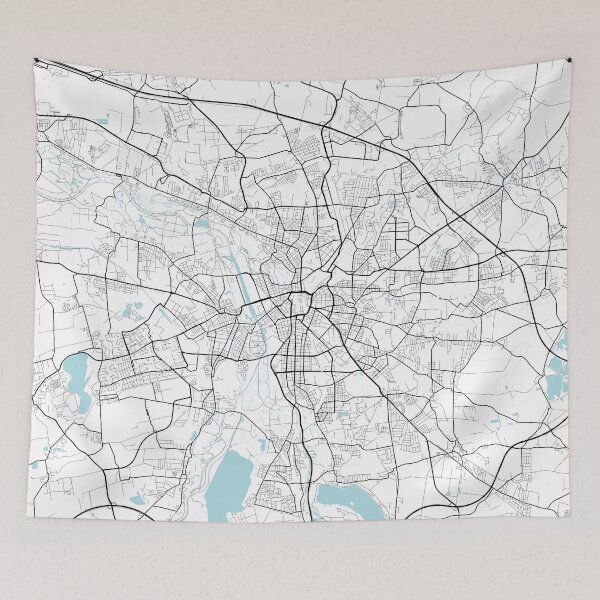 Item preview, Leipzig City Map of Saxony, Germany - Circle designed and sold by deMAP.