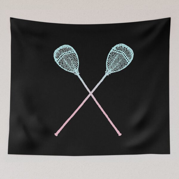 Item preview, Pink and blue lacrosse goalie sticks designed and sold by Als10806.