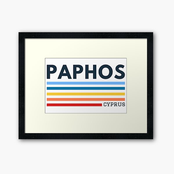 Paphos Cyprus Framed Art Print