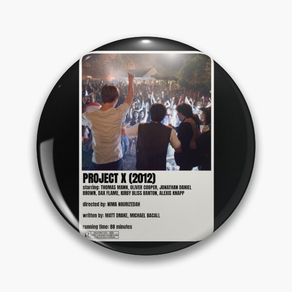 Item preview, Project X Movie 3 designed and sold by Rachel Grace.
