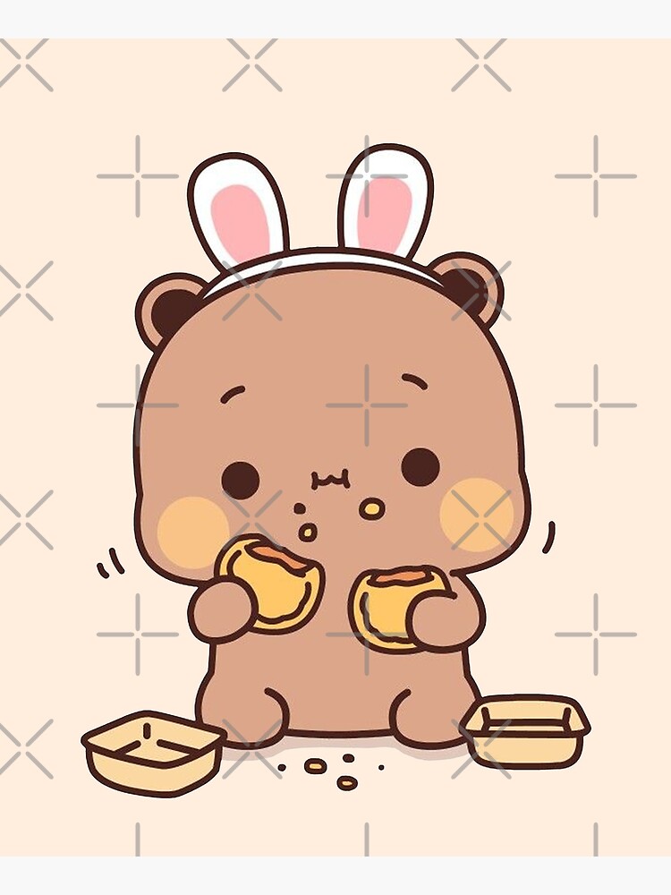 mochi brownie bear and baby panda by mocha--cat
