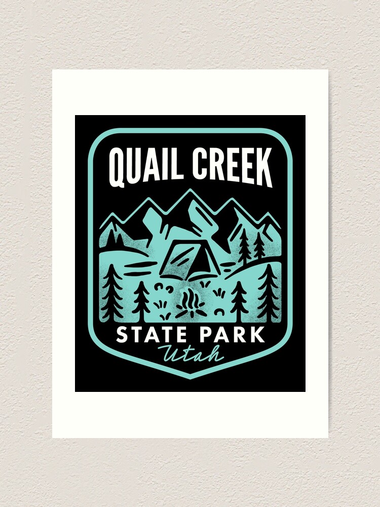 Thumbnail 1 von 3, Kunstdruck, Quail Creek State Park Utah designt und verkauft von HalpinDesign.