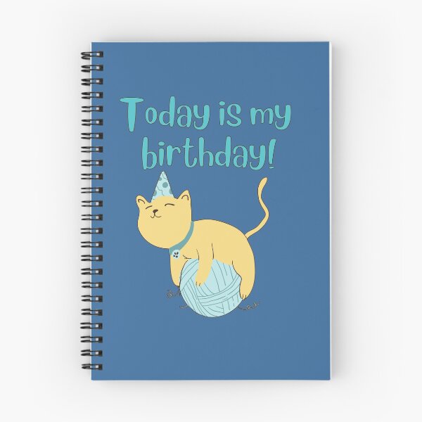 Item preview, today is my birthday, cute cat designed and sold by Noemii-exe.