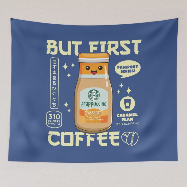 Item preview, Caramel Flan Iced Coffee for Coffee lovers designed and sold by spacedowl.