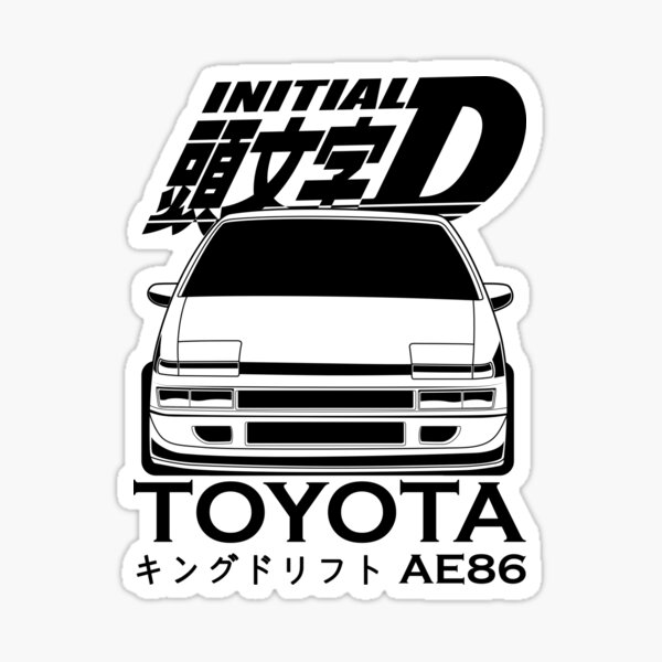 Toyota Corolla Twincam Ae86 Sticker By Autographix 