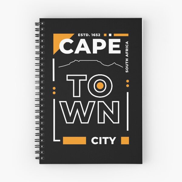 Item preview, Cape Town, South Africa. White and orange design -  designed and sold by Marlienart.