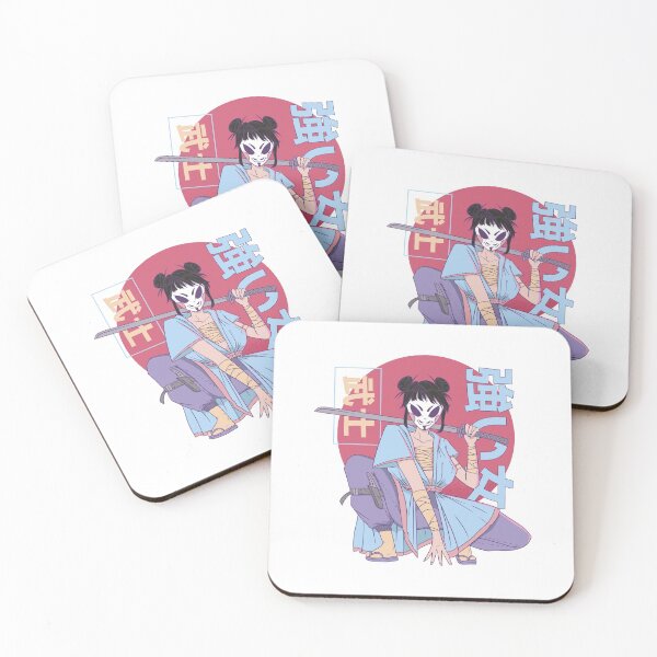 Item preview, Masked samurai woman. designed and sold by emphatic.
