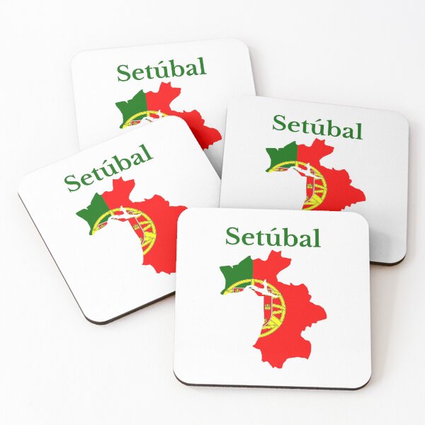 Item preview, Setubal District Map Design, Portugal. designed and sold by marosharaf.