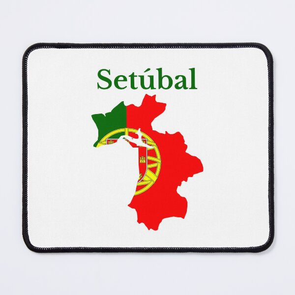 Item preview, Setubal District Map Design, Portugal. designed and sold by marosharaf.