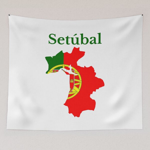 Item preview, Setubal District Map Design, Portugal. designed and sold by marosharaf.