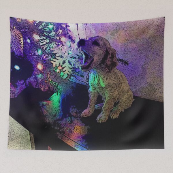 Item preview, Christmas Cocker Spaniel designed and sold by LuckyKermit.