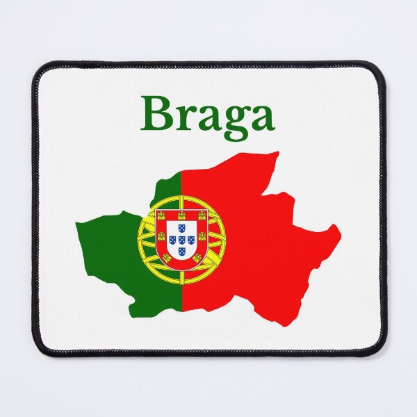 Item preview, Braga District Map Design, Portugal. designed and sold by marosharaf.