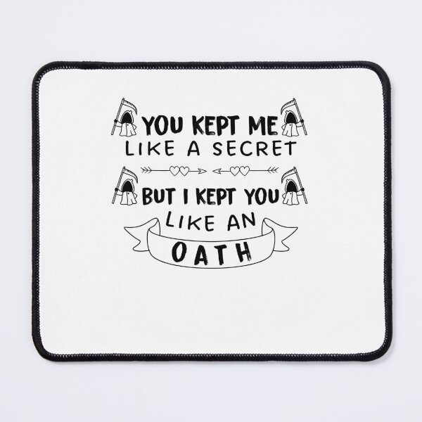 Item preview, you kept me like a secret but i kept you like an oath designed and sold by KHAFiT.