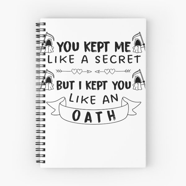Item preview, you kept me like a secret but i kept you like an oath designed and sold by KHAFiT.