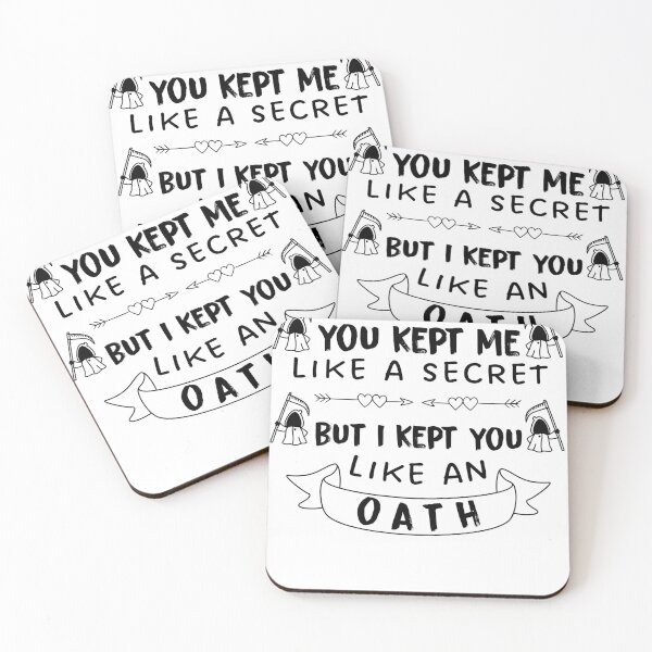 Item preview, you kept me like a secret but i kept you like an oath designed and sold by KHAFiT.