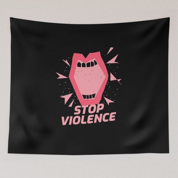 Item preview, stop violence designed and sold by medhar07.