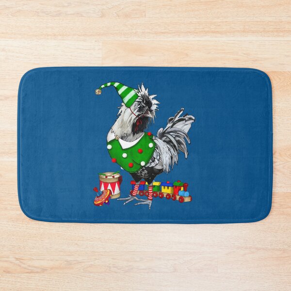 Item preview, Silver Laced Polish Rooster Elf With Toys designed and sold by iamgirl1.