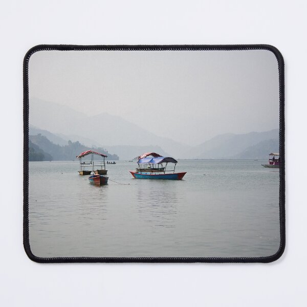 Item preview, Boats on Phewa Tal designed and sold by Christine Hosey.