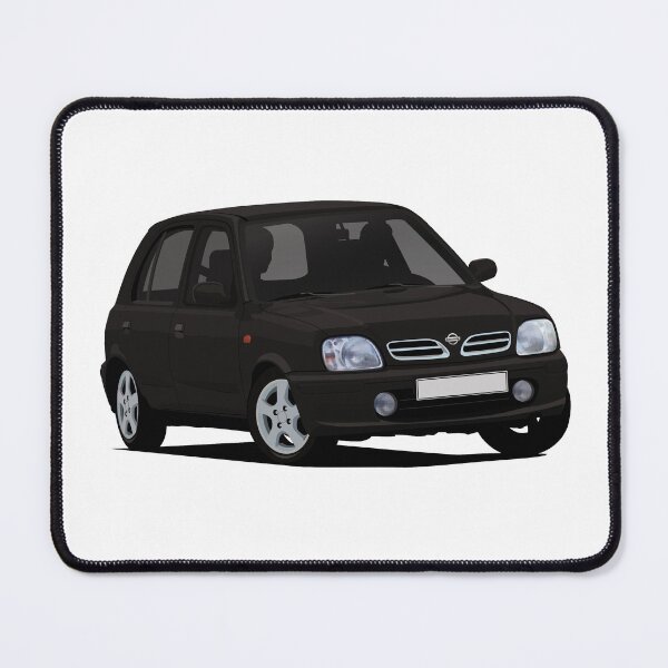 Item preview, Nissan Micra (March) K11C - illustration - black designed and sold by knappidesign.