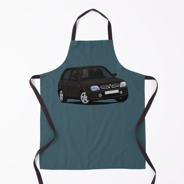 Item preview, Nissan Micra (March) K11C - illustration - black designed and sold by knappidesign.