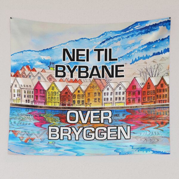 Item preview, NEI TIL BYBANE OVER BRYGGEN designed and sold by Klementsen.