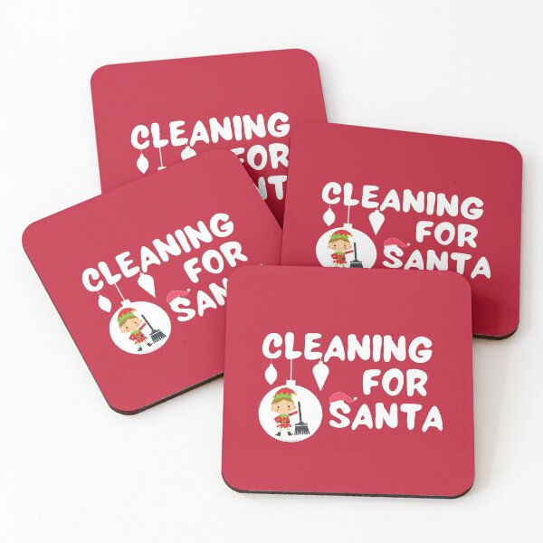 Item preview, Cleaning for Santa Funny Cleaning Holiday Housekeeping Fun designed and sold by SavvyCleaner.