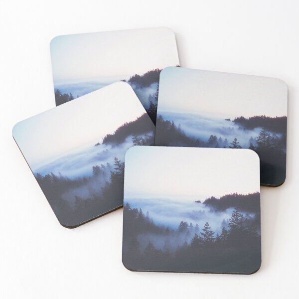 Item preview, Misty Winter Pine Forest designed and sold by Simi2020.