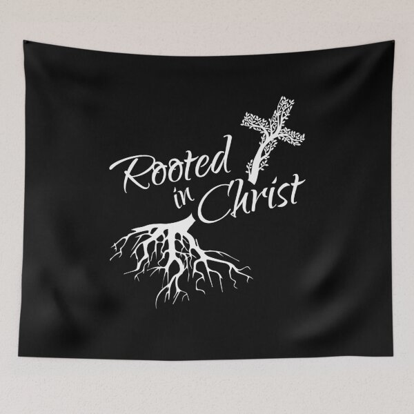 Item preview, Rooted in Christ Religious Christian Jesus designed and sold by Dressed For  Duty.