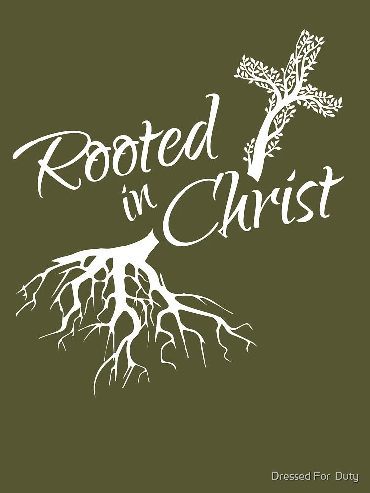 Christian Tote Bags: Rooted in Christ Tote Bag - Christ Follower Life