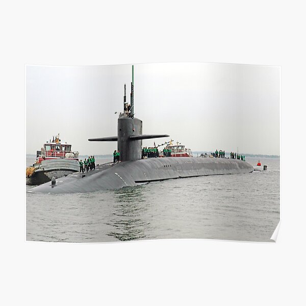 USN Navy Ship USS DANIEL WEBSTER SSBN 626 Canvas Print 