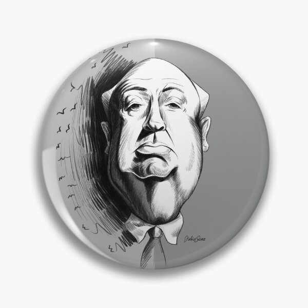 Item preview, Alfred Hitchcock designed and sold by Julia Sanz.