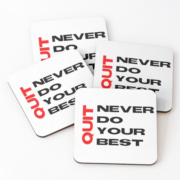 Item preview, Never do your best black and red designed and sold by Gawop.